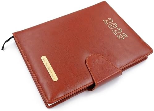 Asraw Personalized Premium 2024 year Dated Diary Planner with Name - Customized 2024 year