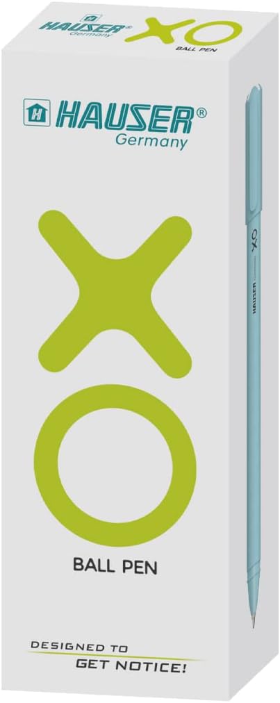 Hauser XO Ball Pen: Blue, 0.7 mm, Pack of 10