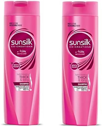 Sunsilk Co-Creations Shampoo Lusciously Thick & long, 180ml (Pack of 2)