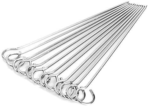 iKonbi Stainless Steel 12 Inch Barbeque Rods- Set of