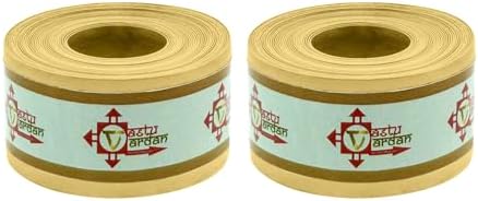 Brass Strip 0.75INCH Vastu Remedy for Toilet Correction and Zone (Brass 8 FEET, 18MM WIDHT,