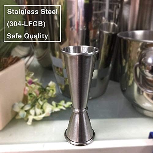 iKonbi Stainless Steel Japanese Peg Measure Set of 3-20/40, 30/60, 25/50 ml