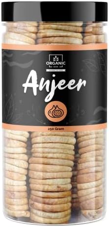 Organic Box Afghani Anjeer Figs - Afghanistan Dry Anjir (Dried Figs) Dry Fruits, Increases