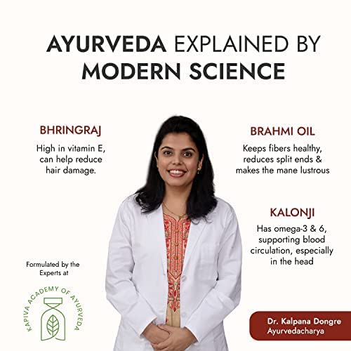 Bhringraj Hair Nourishing Oil: Ayurvedic, Voluminous Hair, Pack of 1