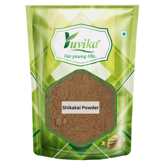 Yuvika Shikakai Powder - Acacia Concinna - Soap Pod Powder (100 Grams)
