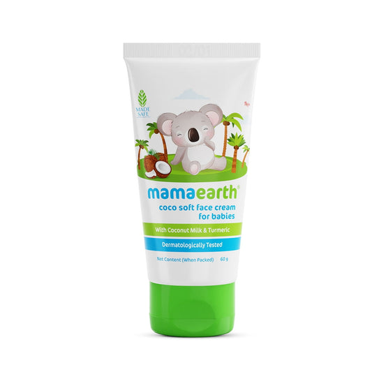 Mamaearth Coco Soft Face Cream With Coconut Milk & Turmeric For Babies