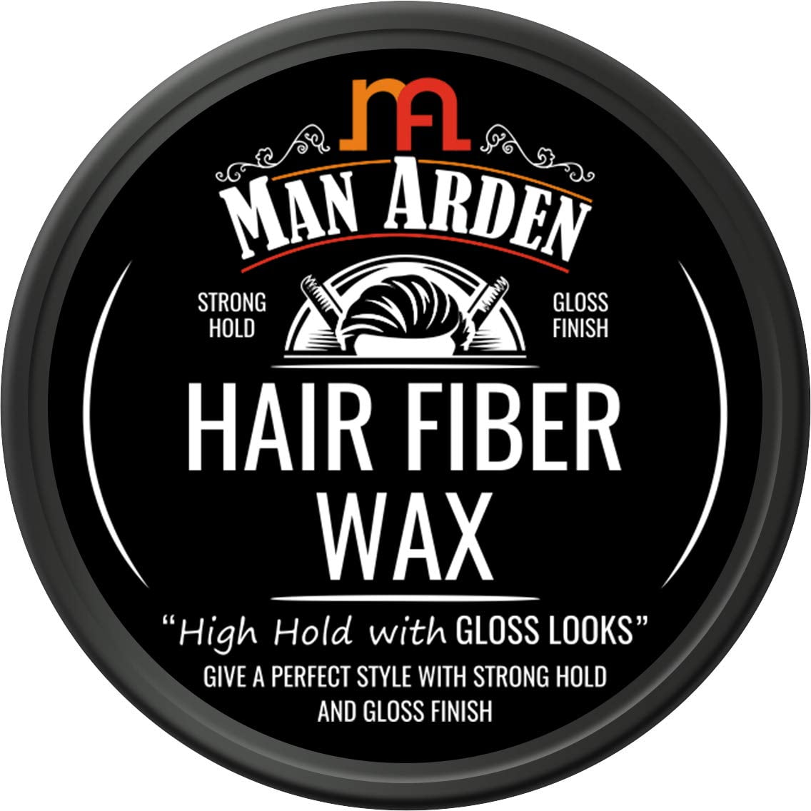 Man Arden Hair Fiber Wax - Strong Hold with Gloss Finish, 50g