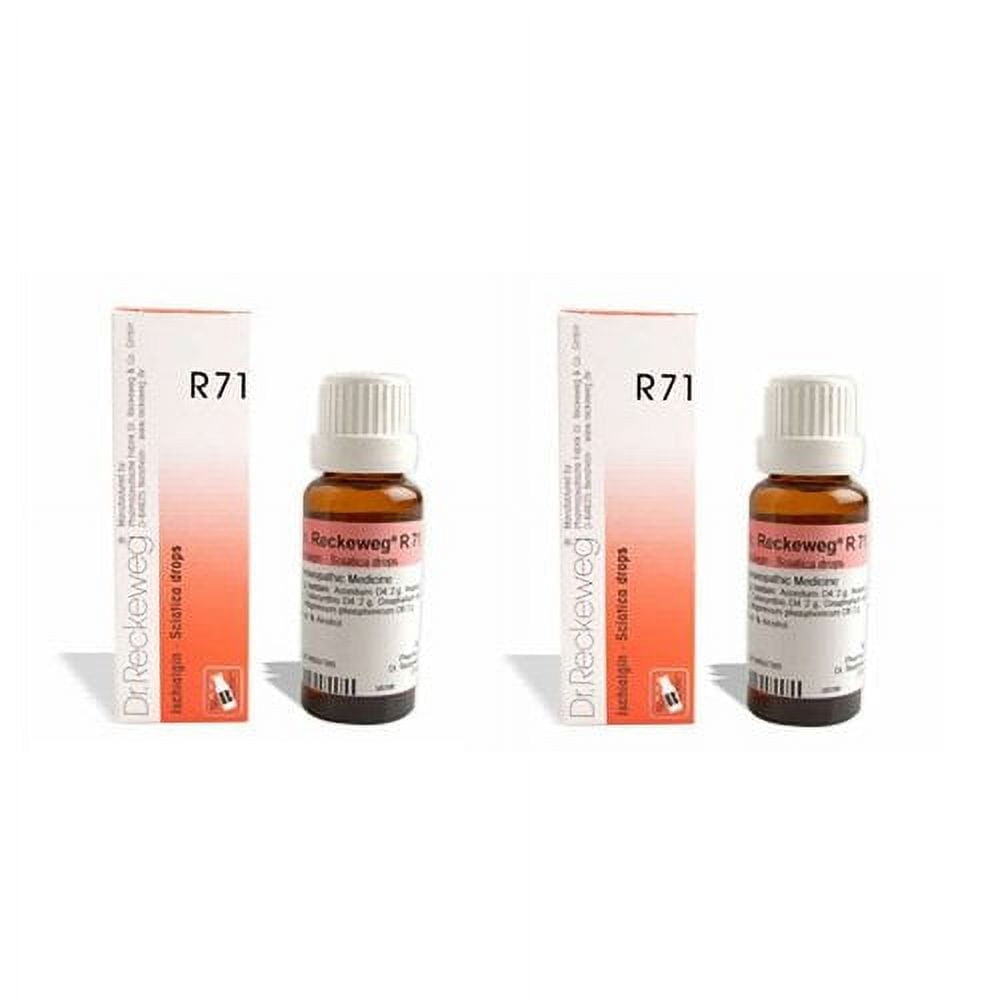 2 Lots X Dr.Reckeweg R71 Homeopathic Remedy Drops - 22 ML