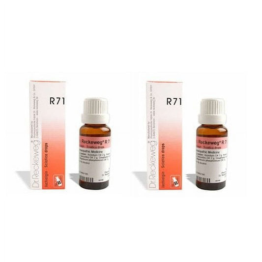 2 Lots X Dr.Reckeweg R71 Homeopathic Remedy Drops - 22 ML