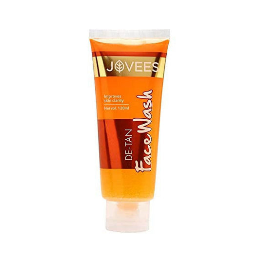Jovees Herbal De-Tan FaceWash For Women/Men | Tan Removal, Brightening and Glowing Skin |