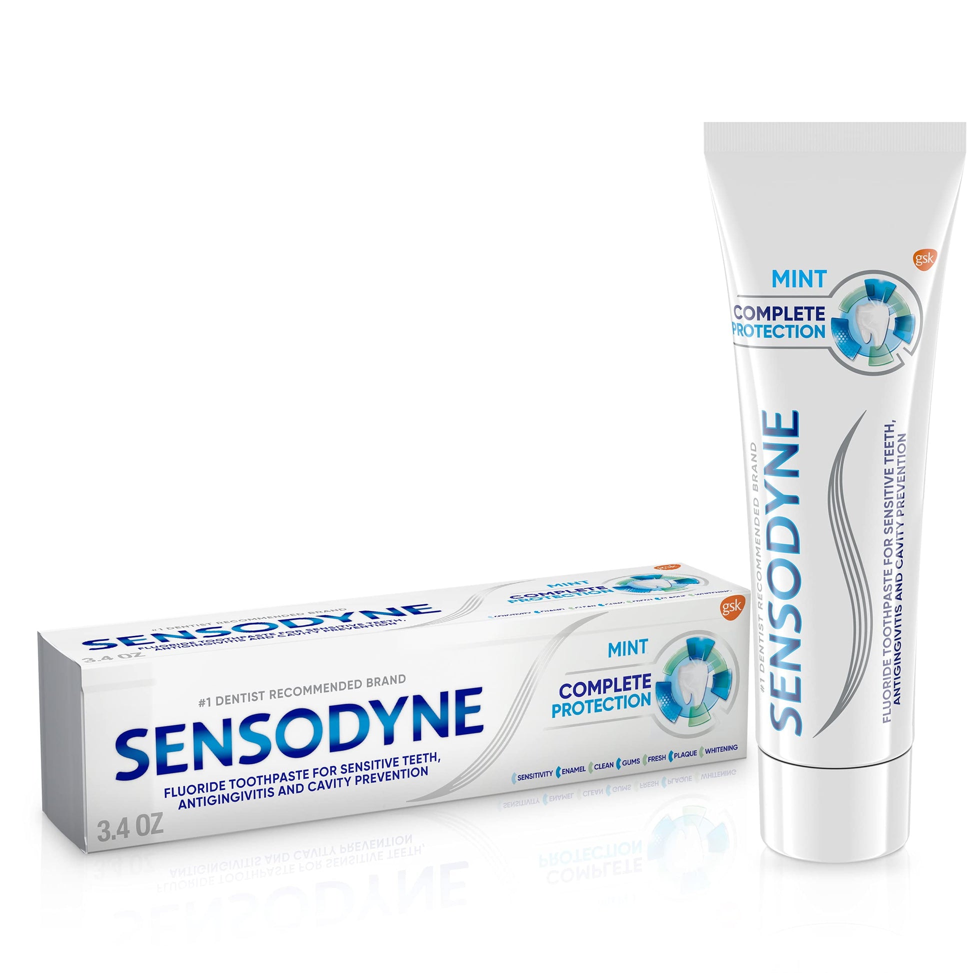 Sensodyne Complete Protection Mint Sensitive Toothpaste - 3.4 oz
