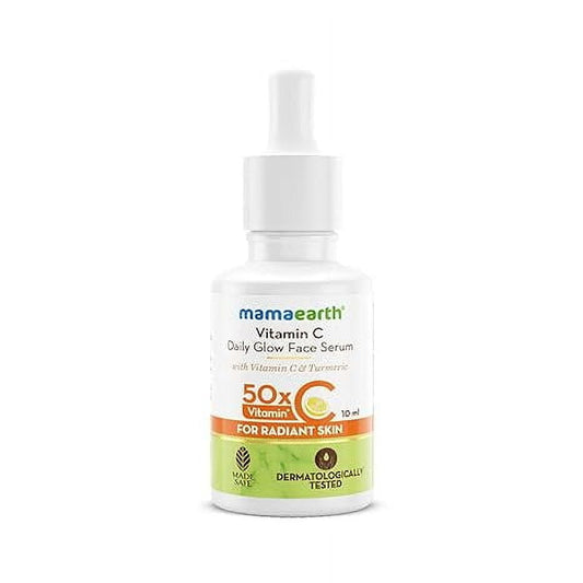 Mamaearth Vitamin C Daily Glow FaceSerum for Men & Women - Vitamin C Serum for Glowing Ski