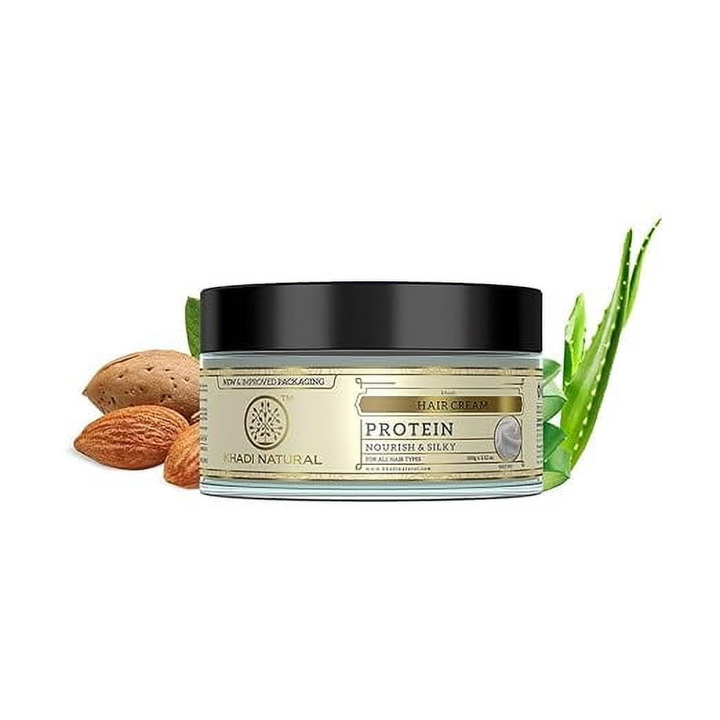 Khadi Natural Protein Hair Cream for Soft & Shiny Hair | Cream for Silky Hair 200 G