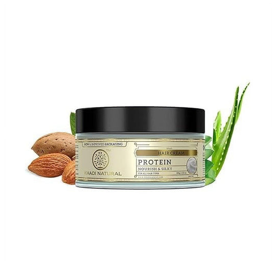 Khadi Natural Protein Hair Cream for Soft & Shiny Hair | Cream for Silky Hair 200 G