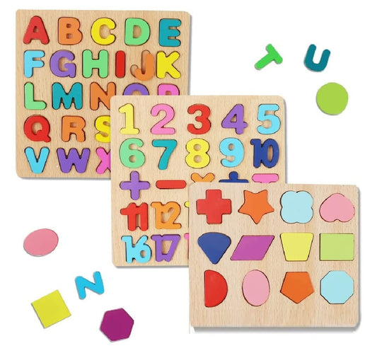 Chocozone Wooden Learning Educational Game Board For Kids, Puzzle Toys For 2 Years Old Boy