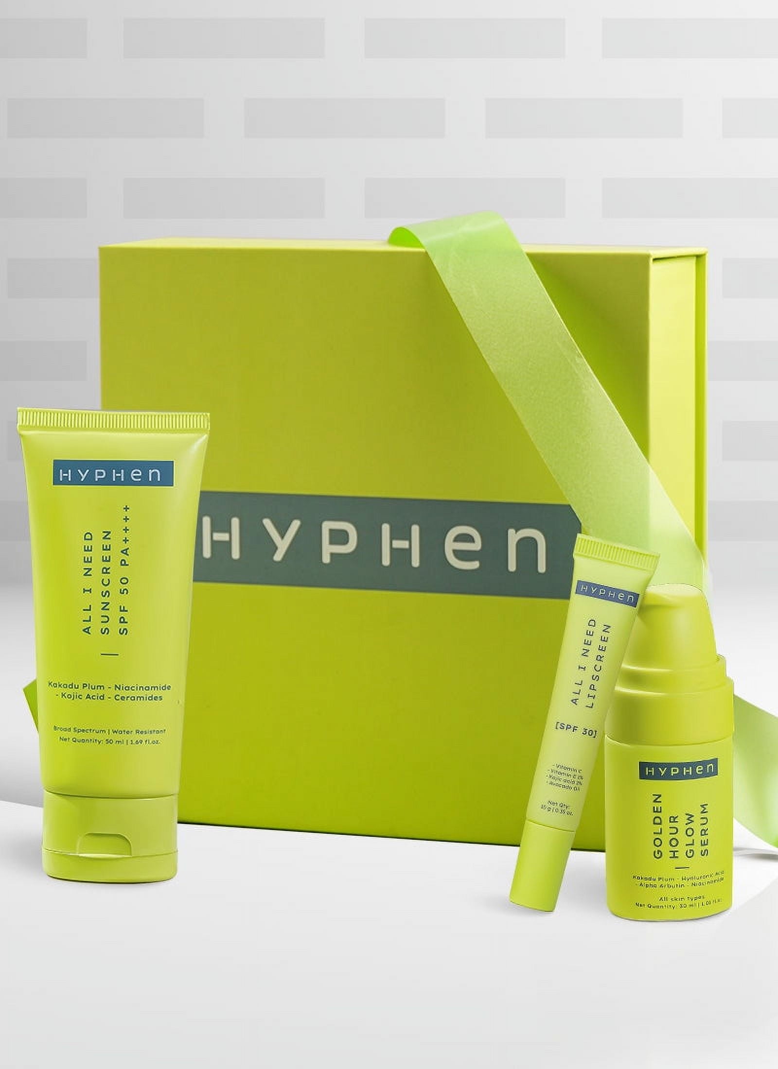 Hyphen Daily Glow Essentials Gift Kit with Complete SkinCare Routine