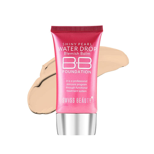 SWISS BEAUTY Matte Shiny Pearl Water Drop Lightweight, Liquid Long Lasting Blemish Balm Bb