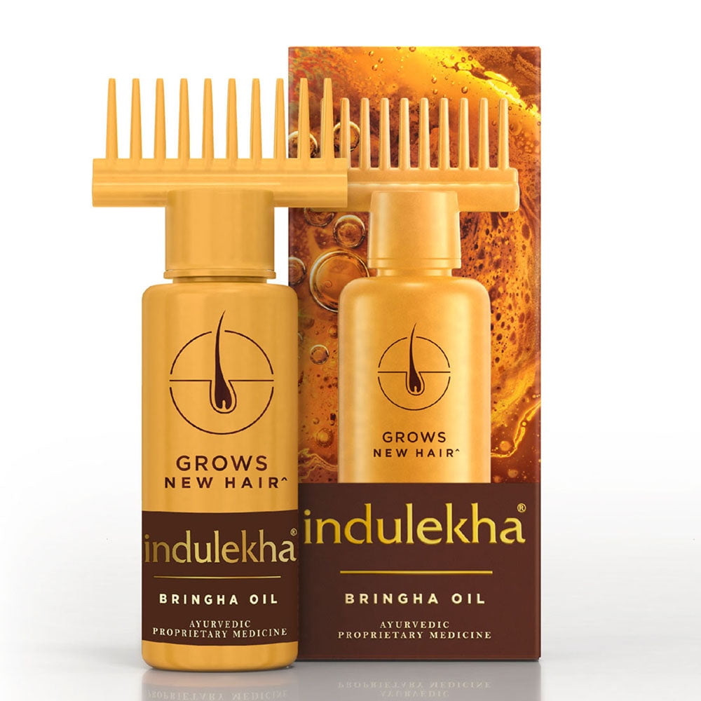 Indulekha Bringha HairOil Selfie Bottle 100ml (4 Pack)