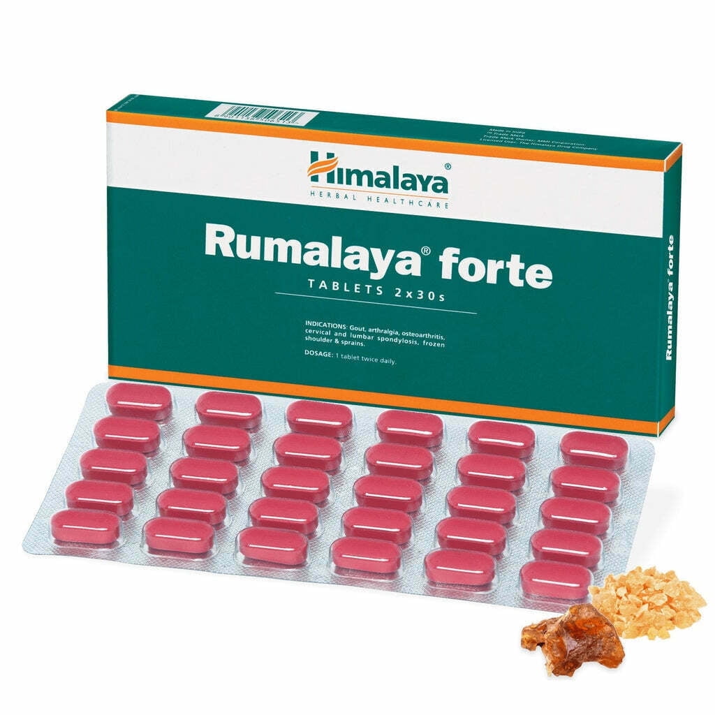 PACK OF 10 X Himalaya Rumalaya Forte (2 X 30 =60 Tablets) | FREE SHIPPING