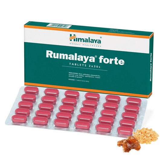PACK OF 10 X Himalaya Rumalaya Forte (2 X 30 =60 Tablets) | FREE SHIPPING