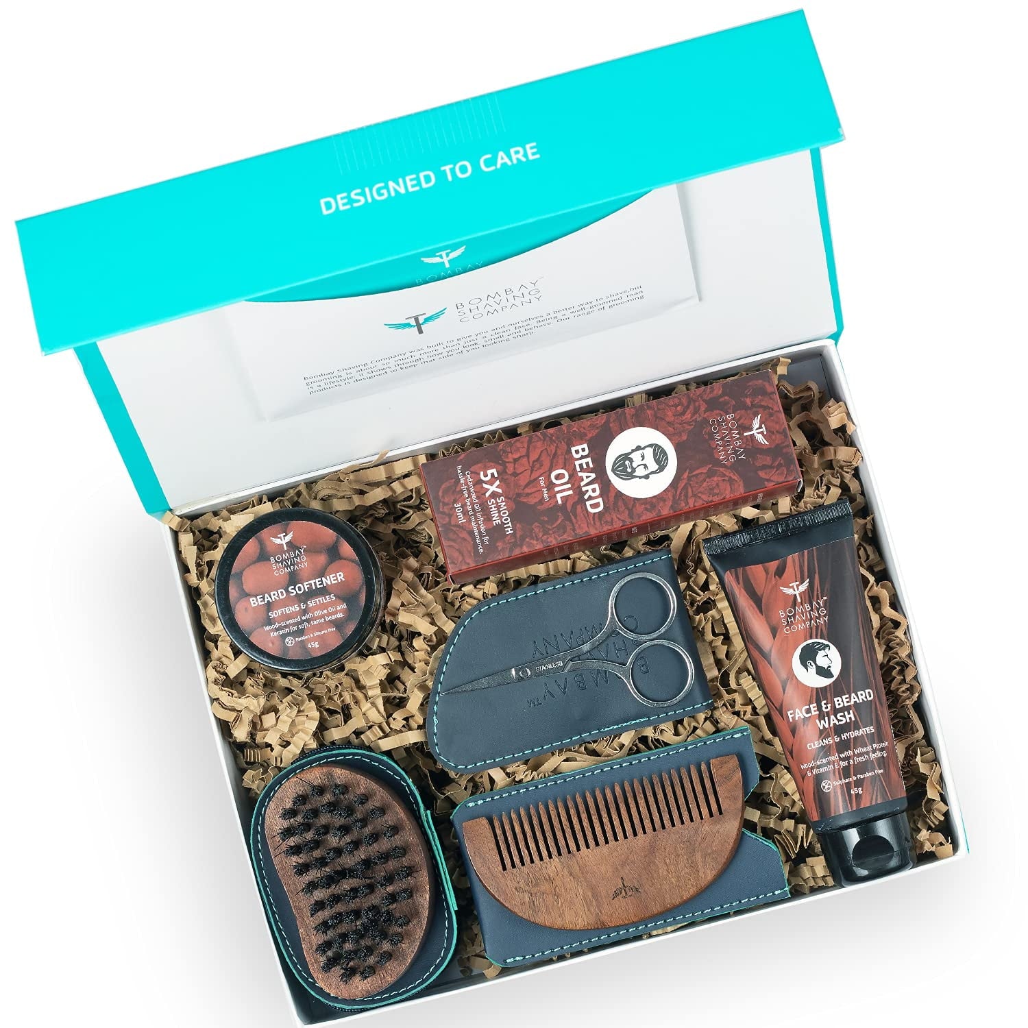 Bombay Shaving Company Father's Day Gift Kit | 6-in-1 Advanced Beard Maintenance Kit