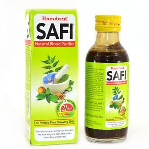 Hamdard Safi Syrup For Pimple Free Skin, Green, 200 ml