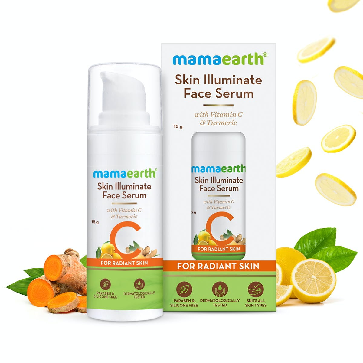 Mamaearth Skin Illuminate Vitamin C FaceSerum For Glowing & Radiant Skin With High Potency