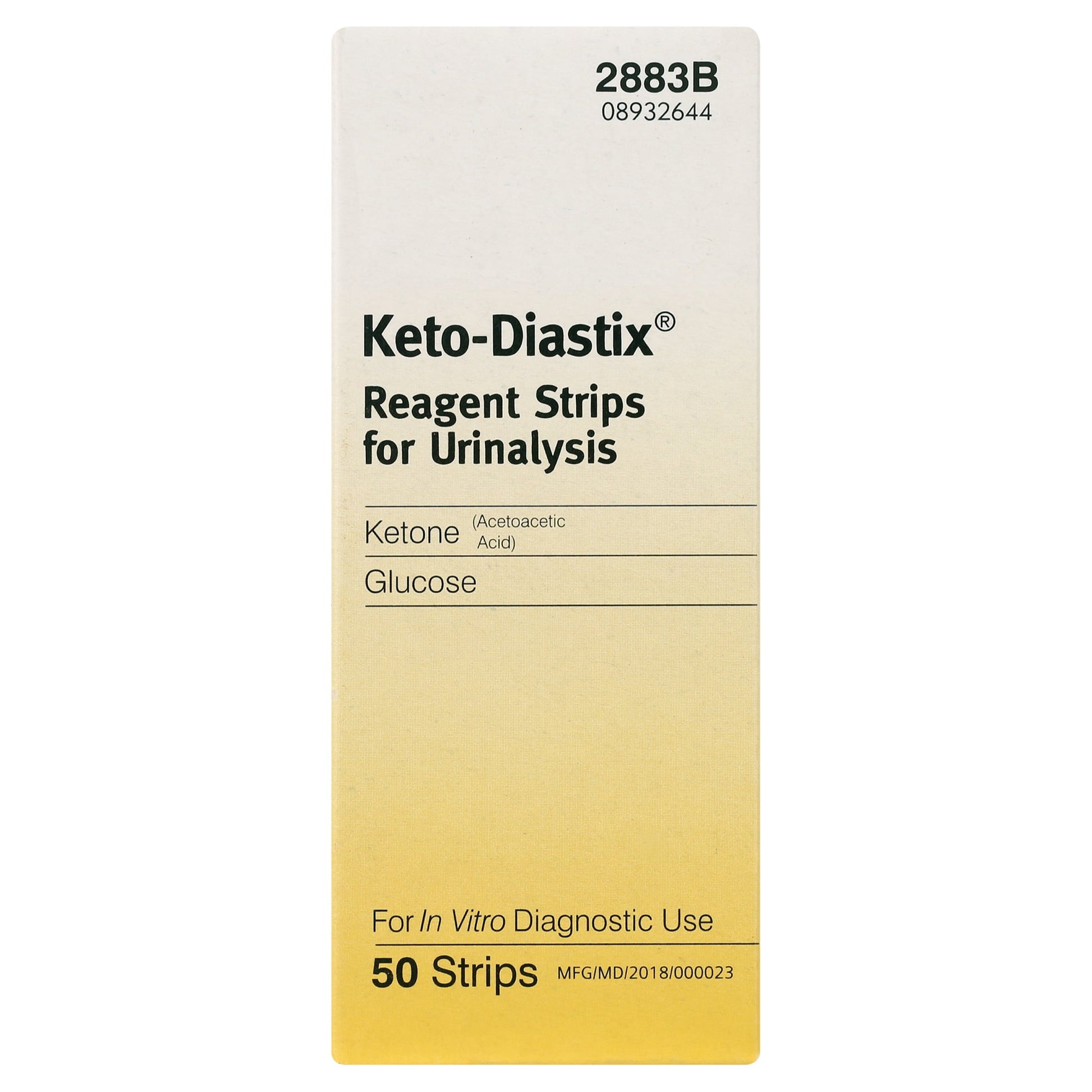 Keto-Diastix Reagent Strips for Urinalysis (50 Strips )