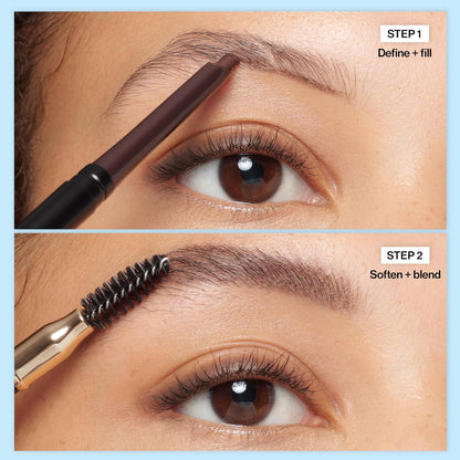 Revlon ColorStay Brow Pencil, Waterproof, 220 - Dark Brown, .012 oz