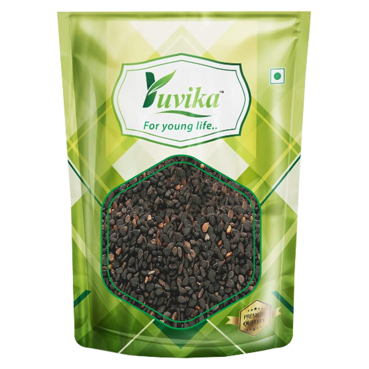 Yuvika Til Kala Spl (Edible Seeds) - Sesamum Indicum - Black Sesame Seeds (200 Grams)