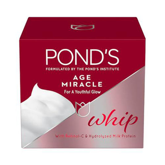 Pond's Age Miracle Whip | For A Youthful Glow | With Retinol-C Hydrolyzed Milk Protein |