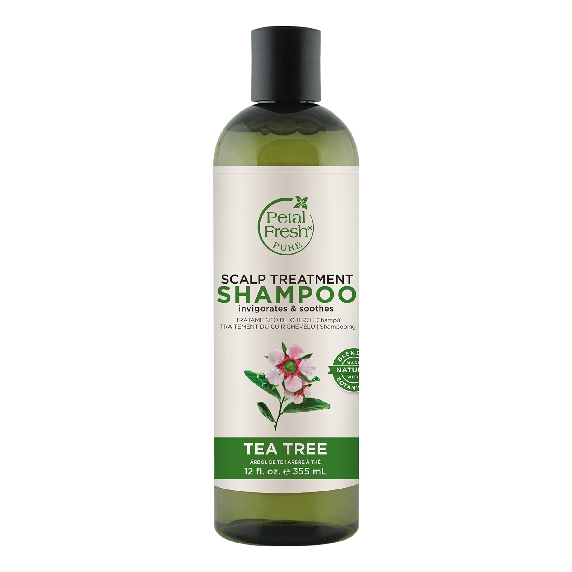 Petal Fresh Pure Scalp Treatment Tea Tree Shampoo 355 ml For Itchy & Dry Scalp, Anti Dandr