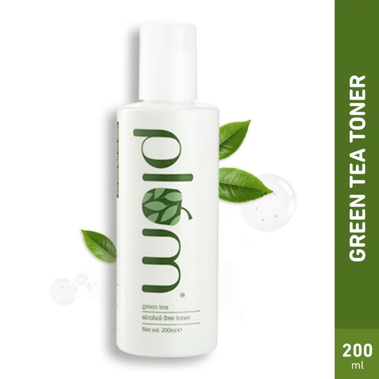 Plum Green Tea Alcohol-Free Toner With Glycolic Acid - Tightens Pores, Fights Pimples & Co