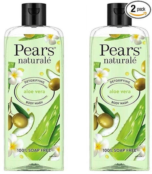 Pears Naturale Detoxifying Aloe Vera BodyWash 250 ml, (Pack of 2)