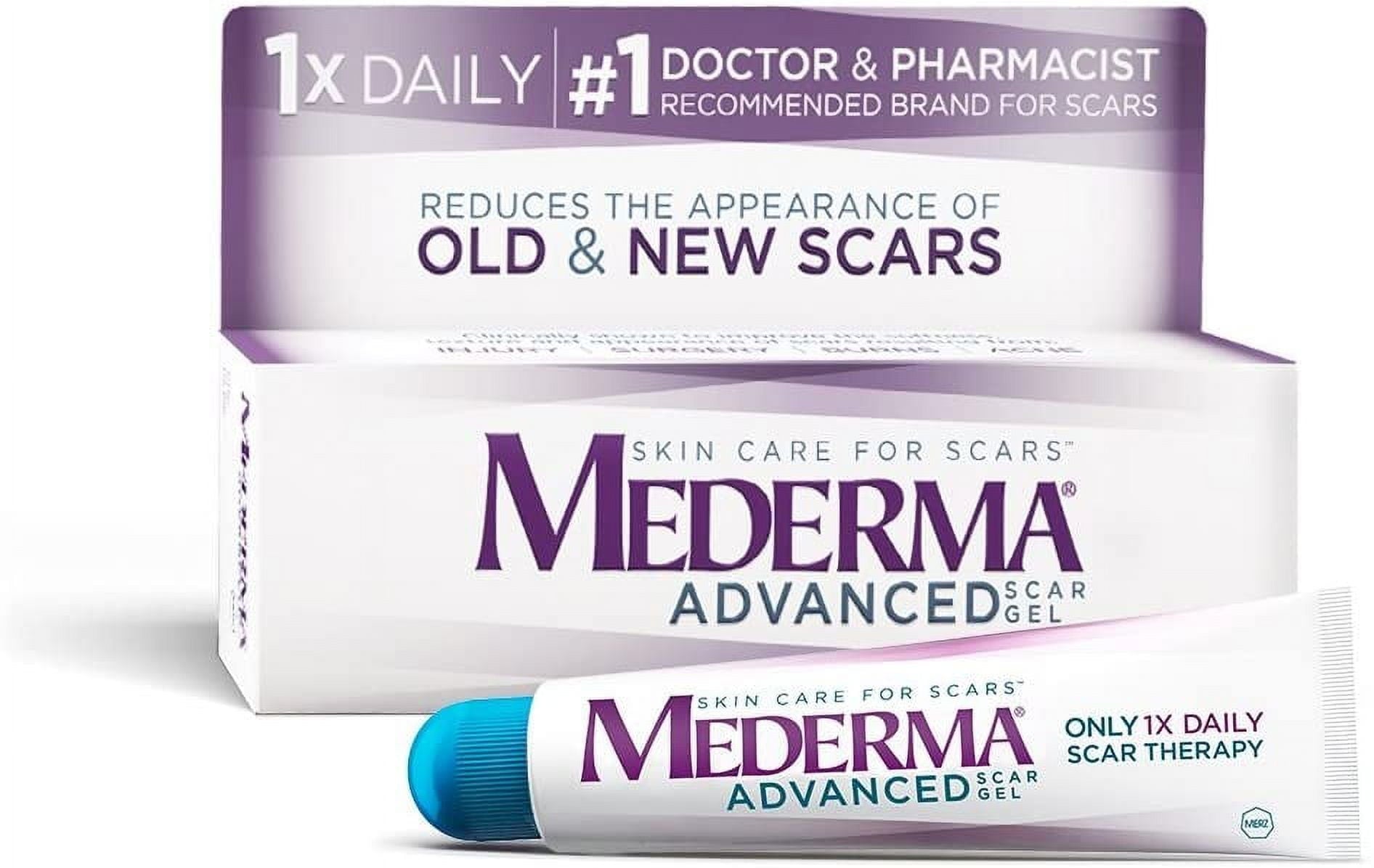 Advanced Scar Gel - 1x Daily: Use less, save more - Reduces the Appearance of Old & New Sc