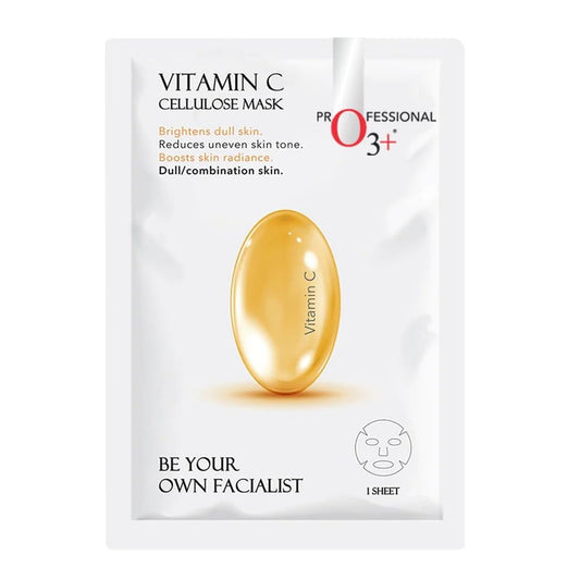 O3 Facialist Vitamin C Cellulose Face Sheet Mask 30g for Pigmentation and Uneven Skin Suit
