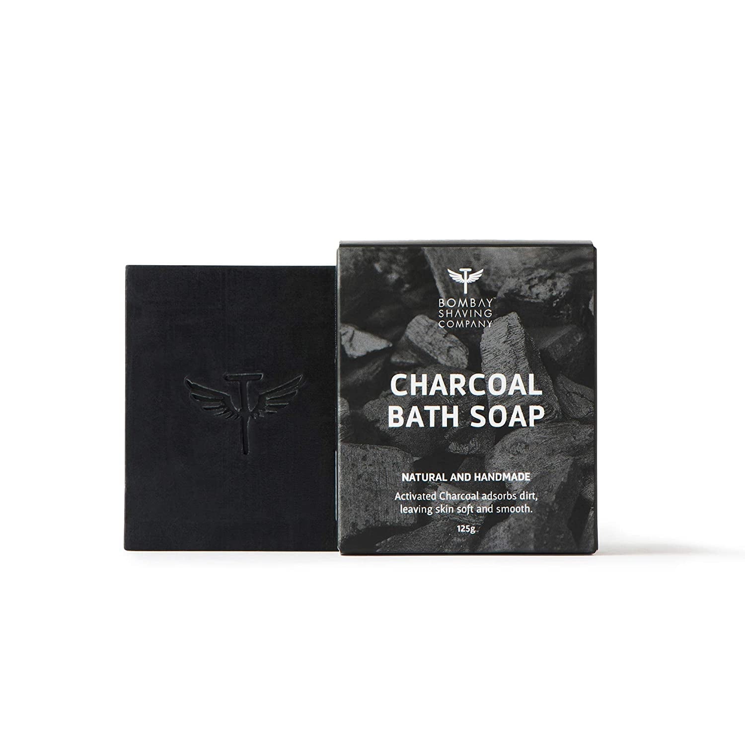 Bombay Shaving Company Deep Cleansing Charcoal Bath Soap, 125 g