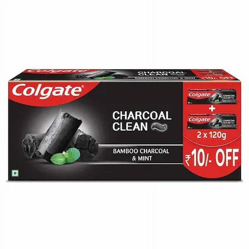Colgate Charcoal Clean 240g (120g x 2, saver