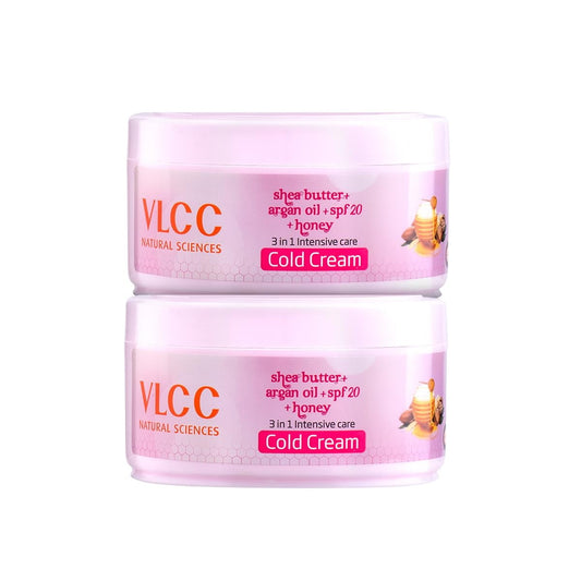 Vlcc 3 In 1 Intense Care Cold Cream (B1G1) - 200G | Shea Butter, Argan Oil, Honey And Niac