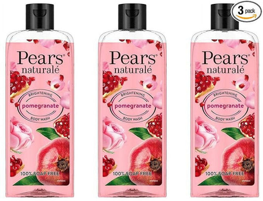 Pears Naturale Brightening Pomegranate BodyWash 250 ml,(Pack of 3)