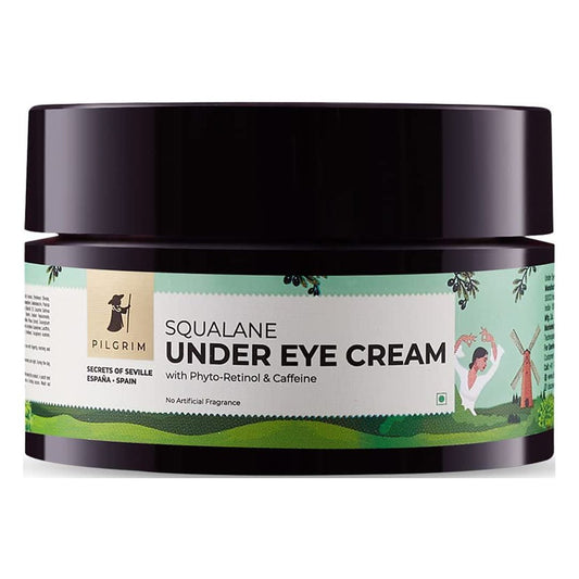 Pilgrim Squalane (Plant Derived) Under Eye Cream For Dark Circles For Women & Men With Phy