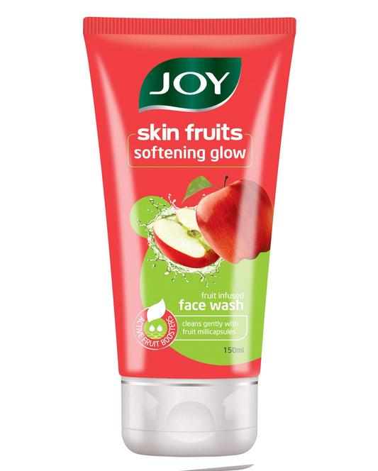 Joy Skin Fruits Softening Glow Apple FaceWash, Nourishes And Moisturises Skin, All Skin Ty