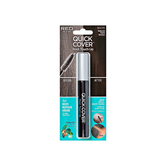 RED by Kiss Quick Cover Root Touch Up Rescue, Mascara Natural Water-Resistant Temporary Gr