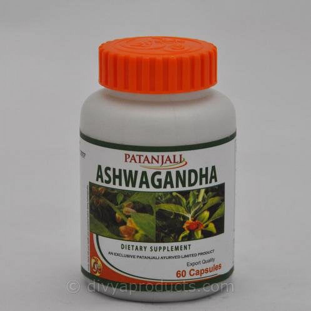 Baba Ramdev - Patanjali Ashwagandha (Winter Cherry) 20 Veg. Capsule