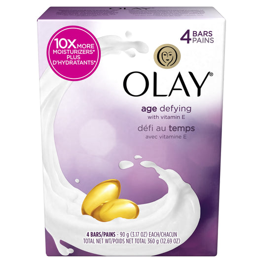Olay Moisture Outlast Age Defying Beauty Bar 3.17 oz, 4 count
