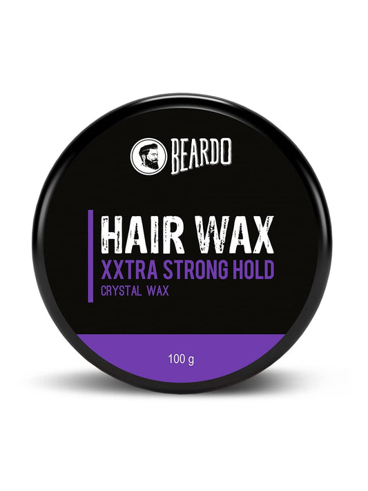 Beardo Xxtra Stronghold Hair Wax | Crystal Hair Wax | Hair Wax Men | Glossy Finish | Shine