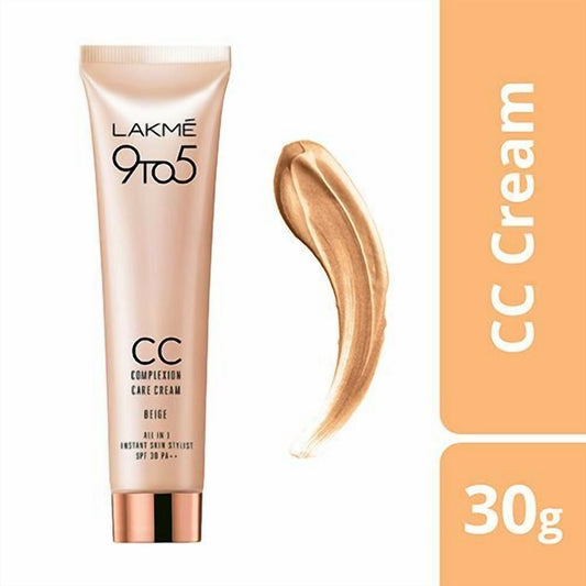 Lakme 9 To 5 CC Complexion Care SPF 30 Pa ++ Shade Beige 30g Tube