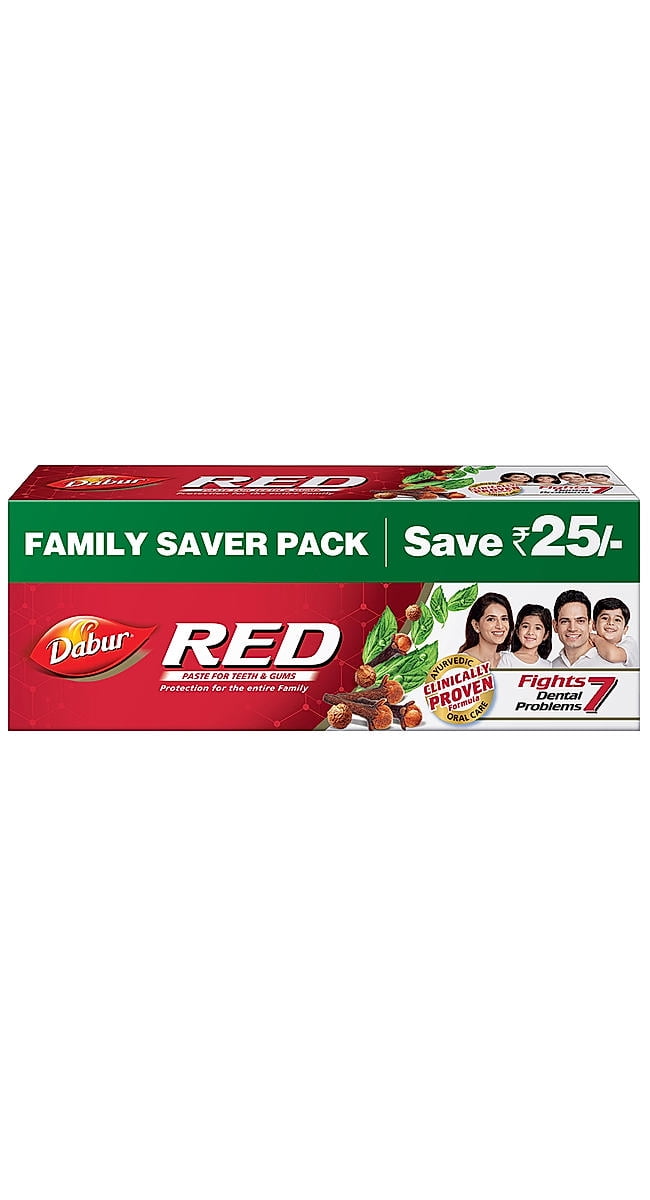 Dabur Red Toothpaste - 500g | World's No.1 Ayurvedic Paste | Provides Germ Protection, Cav