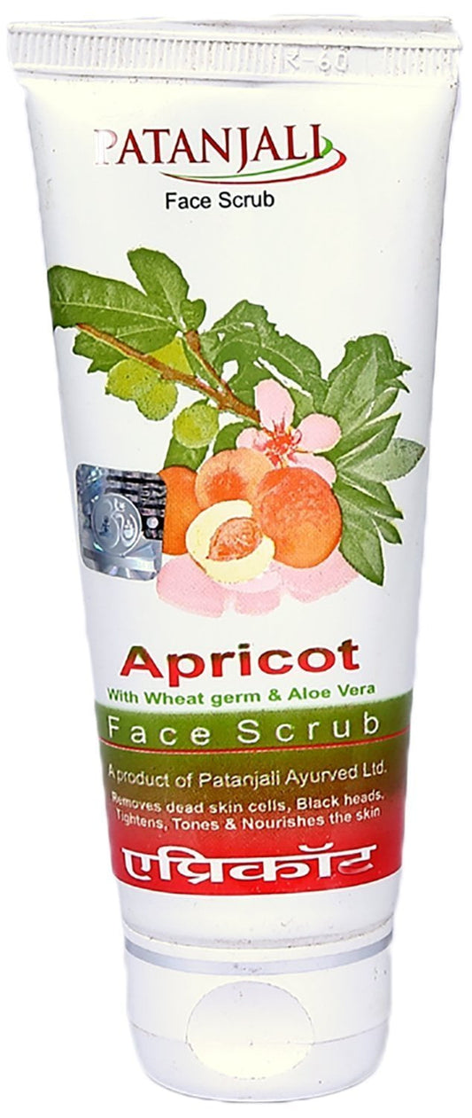Patanjali Apricot Face Scrub 60 gm (PACK of 4)
