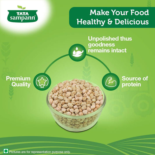Tata SampannUnpolished Kabuli Chana, 500g